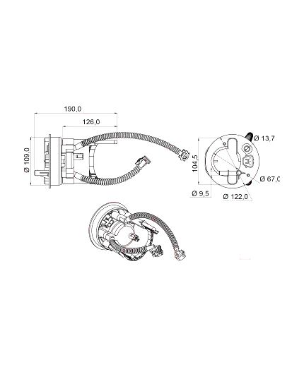 Lynxauto Фильтр топливный Фото 2