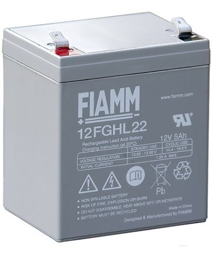 FIAMM 12FGHL22 12V (5 А/ч) longlife