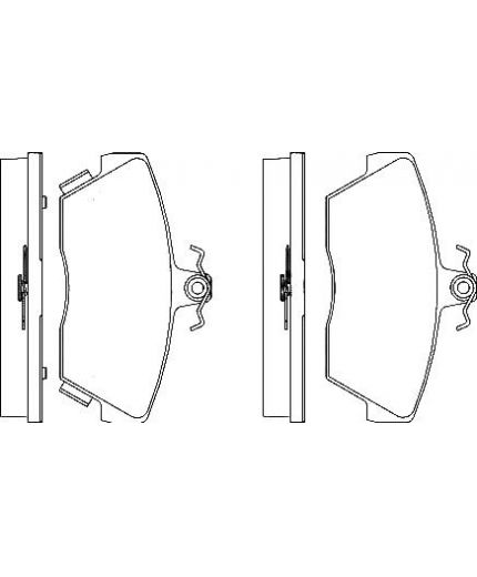 BOSCH Колодки дисковые