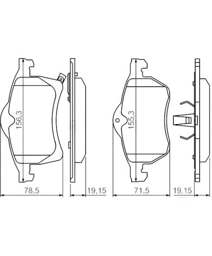 BOSCH Колодки дисковые Фото 7