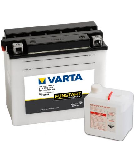 VARTA Powersports Freshpack YB18L-A 518 015 018 (18 А/ч) Фото 2