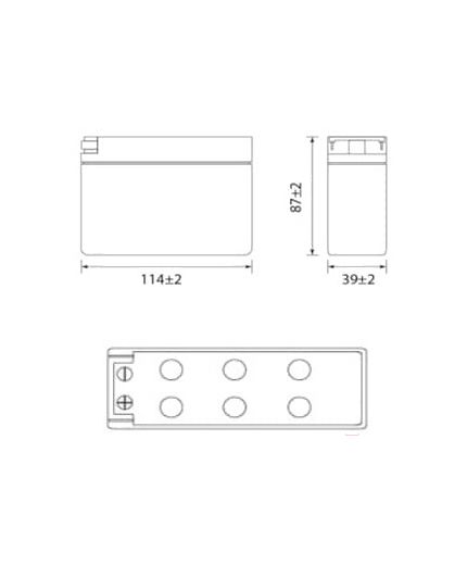 Delta CT 12025 (2.5 А/ч) Фото 2