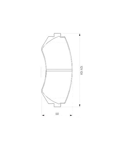 BOSCH Колодки дисковые