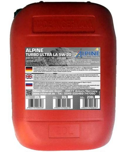 ALPINE Turbo Ultra LA 5W-30 20л