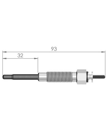 A-N PARTS Свеча накаливания