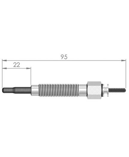 A-N PARTS Свеча накаливания