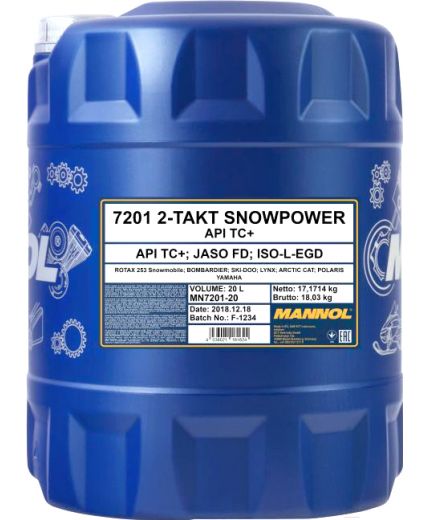 MANNOL 2 -Takt Snowpower TC+ 20л