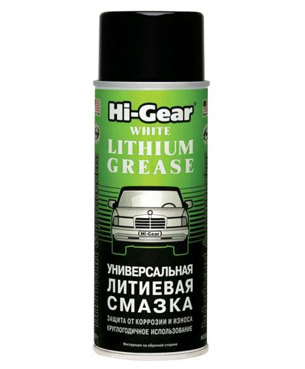 Смазка HI-GEAR Lithium Grease Смазка литиевая универсальная аэрозоль 312г Фото 2