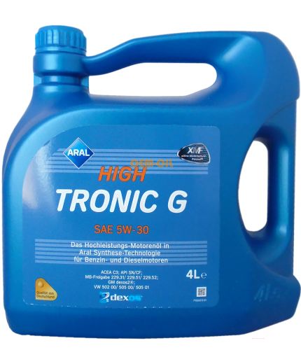 Моторное масло ARAL HighTronic G 5W-30 4л