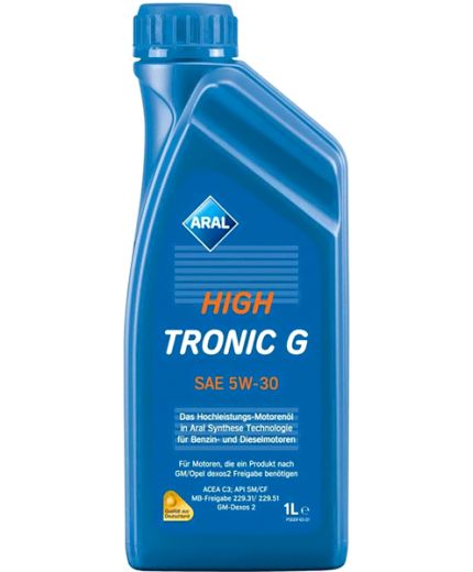 Моторное масло ARAL HighTronic G 5W-30 1л Фото 2