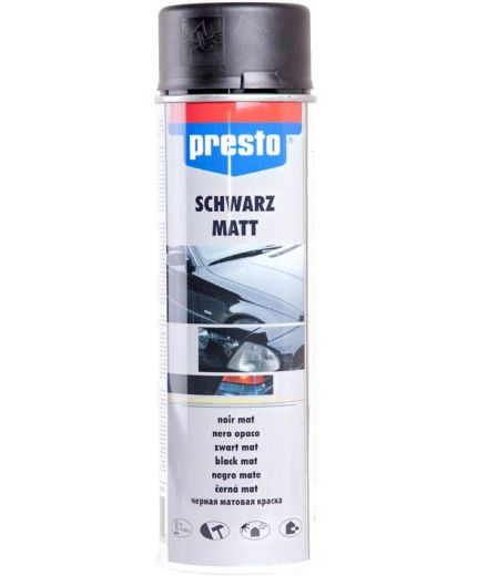 PRESTO Краска чёрная матовая RALLY 500 мл Фото 2