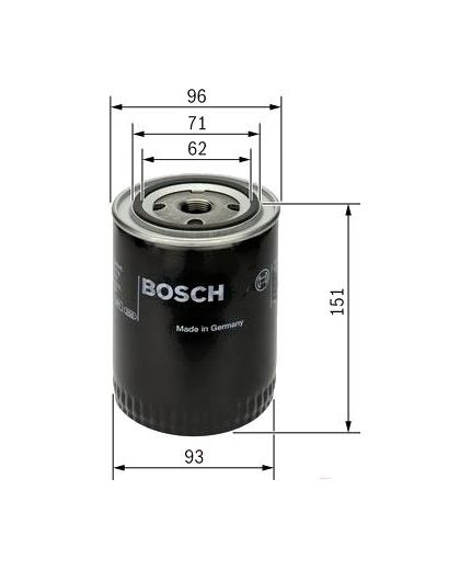 BOSCH Фильтр воздушный Фото 2