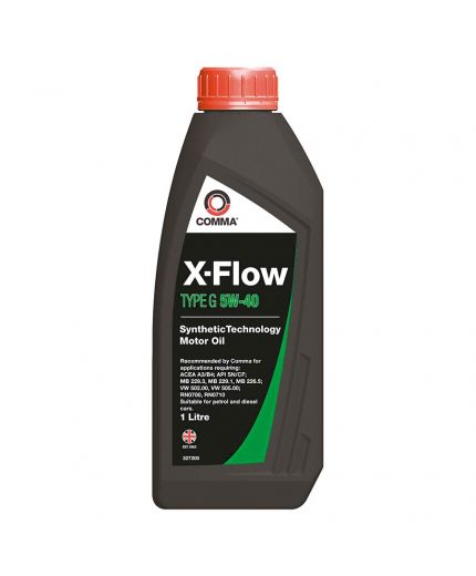 Моторное масло COMMA X-FLOW TYPE G 5W-40 1л Фото 2