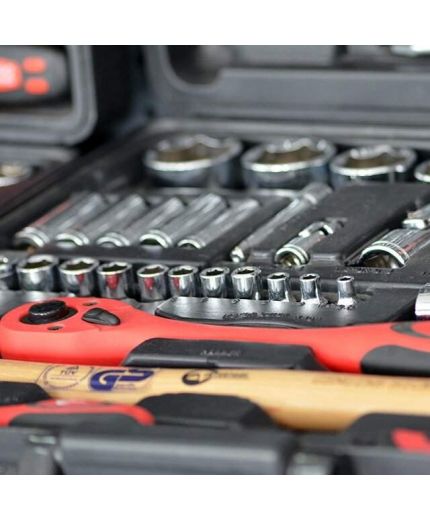 Дело техники Набор инструмента 1/2, 1/4 - 72 предметов Фото 3