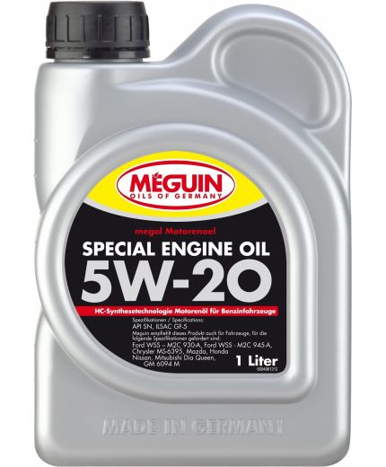 Моторное масло MEGUIN Megol Special Engine Oil 5W-20 1л