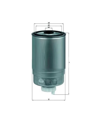 KNECHT-MAHLE Фильтр топливный Фото 2