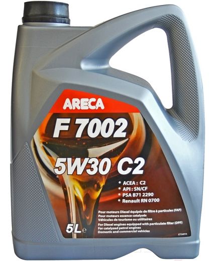 Моторное масло ARECA F7002 5W-30 C2 5л