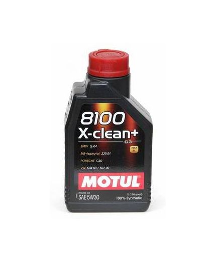 Моторное масло MOTUL 8100 X-CLEAN + ACEA С3 5W-30 1л (ЗАМЕНА 102259) Фото 2