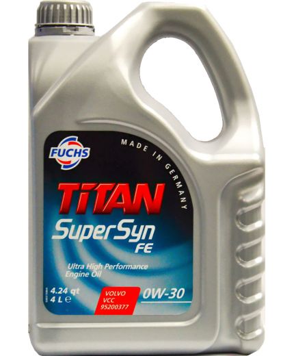 Моторное масло FUCHS TITAN SUPERSYN FE 0W-30 4л