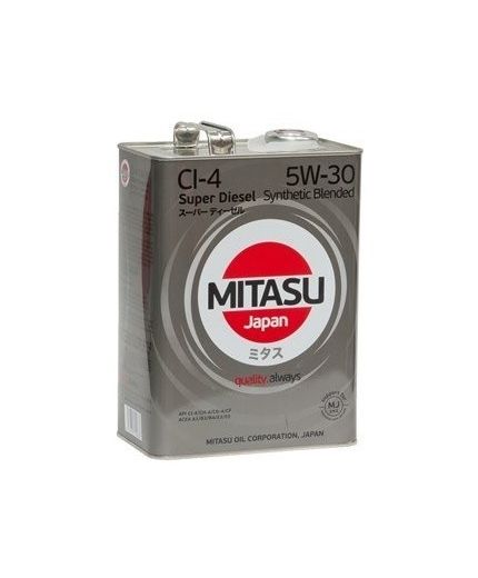 Моторное масло MITASU SUPER DIESEL 5W-30 4л Фото 2