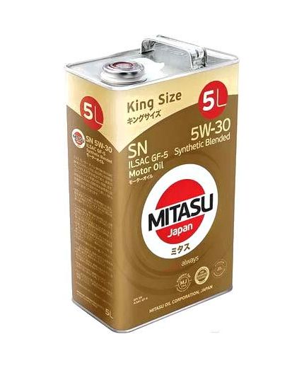Моторное масло MITASU MOTOR OIL 5W-30 5л Фото 2