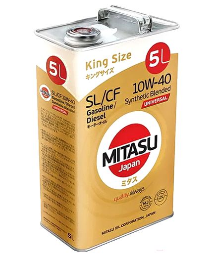 Моторное масло MITASU UNIVERSAL Synthetic Blended 10W-40 5л