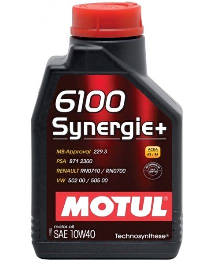 Моторное масло MOTUL 6100 SYNERGIE+ 10W-40 2л