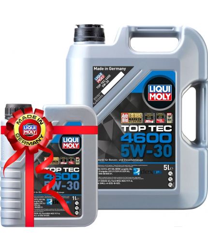 Моторное масло LIQUI MOLY Комплект(Масло Top Тес 4600 5W-30 Top Тес 4600 5W-30 1л )