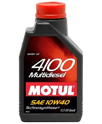 Моторное масло MOTUL 4100 MULTIDIESEL 10W-40 1л (замена 100257)