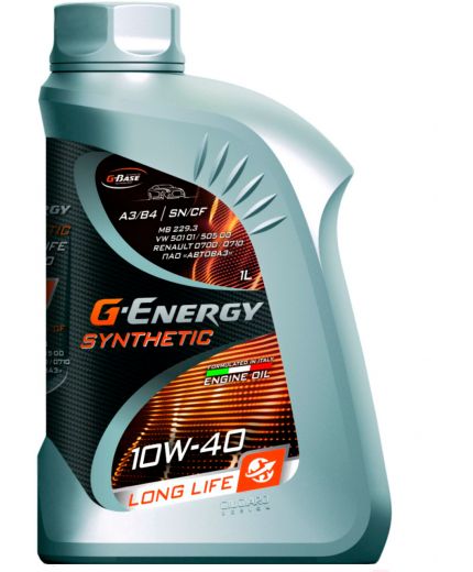 Моторное масло G-ENERGY Synthetic Long Life 10W-40 1л