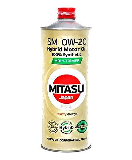 Моторное масло MITASU MOLY-TRiMER HYBRID 0W-20 1л