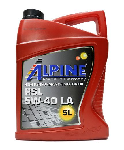Моторное масло ALPINE RSL 5W-40 C3 5л Фото 2