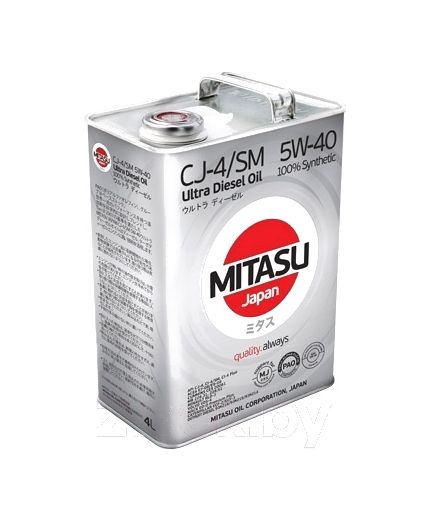 MITASU ULTRA DIESEL CJ-4/SM 5W-40 4л