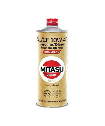Моторное масло MITASU UNIVERSAL Synthetic Blended 10W-40 1л