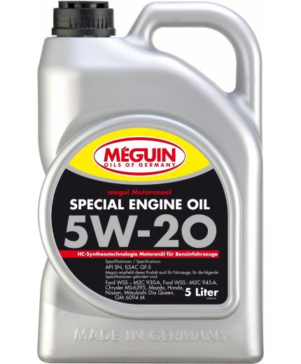 Моторное масло MEGUIN Megol Special Engine Oil 5W-20 5л