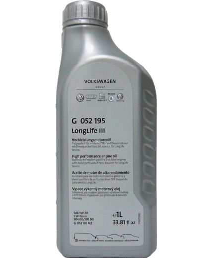 Моторное масло VAG 5W-30 1л Фото 2