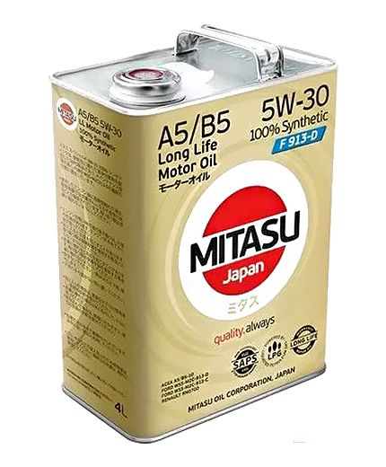 Моторное масло MITASU SPECIAL F 5W-30 4л