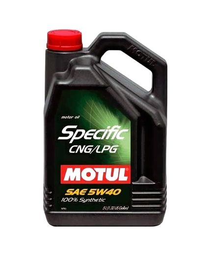Моторное масло MOTUL SPECIFIC CNG/LPG 5W-40 5л Фото 2