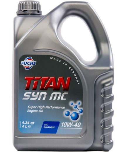 Моторное масло FUCHS TITAN SYN MC 10W-40 4л (CARAT) Фото 2