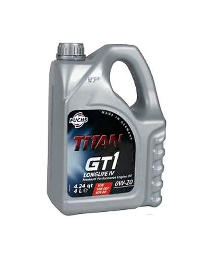 Моторное масло FUCHS TITAN GT1 LONGLIFE IV 0W-20 4л