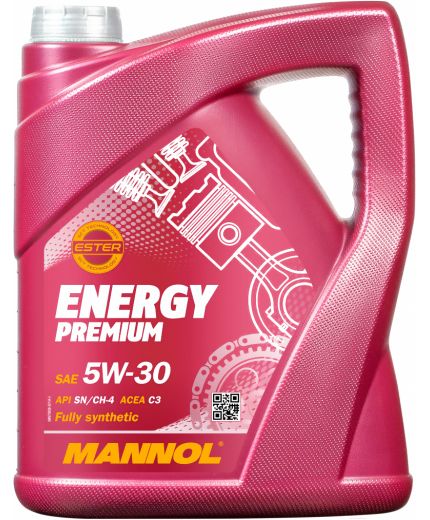 Моторное масло MANNOL Energy Premium 5W-30 API SN/CH ESTER 5л