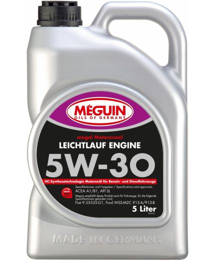 Моторное масло MEGUIN Megol Leichtlauf Engine 5W-30 5л