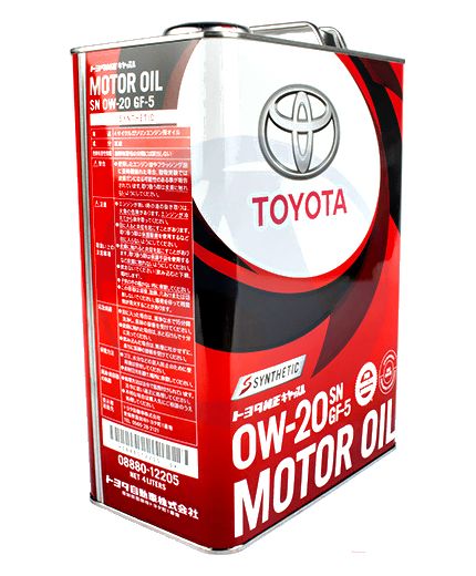 Моторное масло TOYOTA 0W-20 4л (замена на 08880-13205) Фото 2
