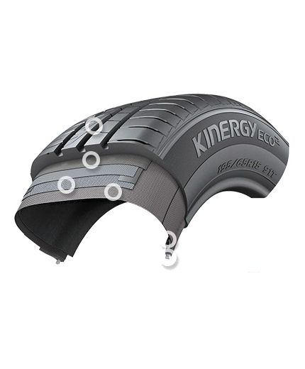 HANKOOK Kinergy Eco 2 K435 205/65R15 99T Фото 11