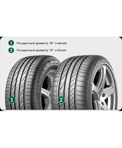 BRIDGESTONE Dueler H/P Sport 225/50R17 94H (run-flat) Фото 13