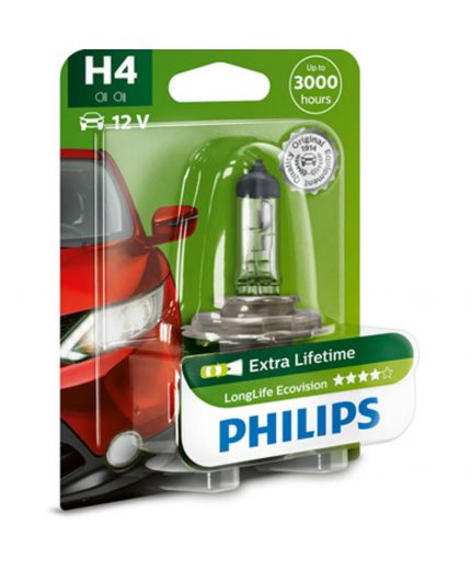 PHILIPS Лампочка PR H4 12V-60/55W Фото 17