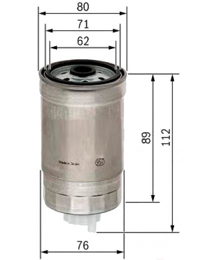 BOSCH Фильтр топливный
