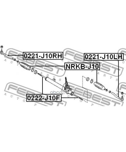 FEBEST Наконечник рулевой тяги Фото 2