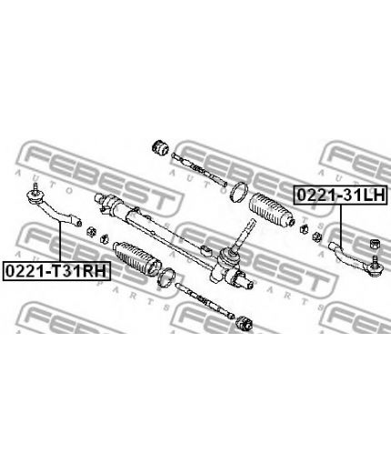 FEBEST Наконечник рулевой тяги Фото 2