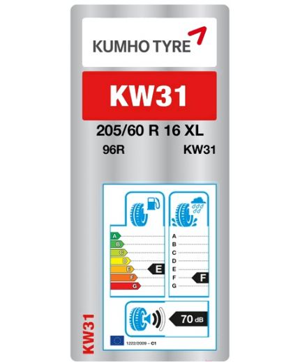 KUMHO I'Zen KW31 205/60R16 96R Фото 8